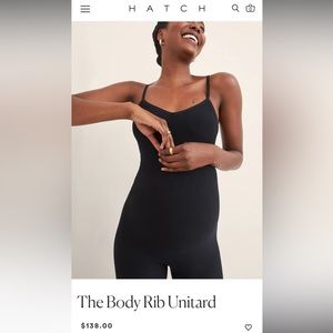 New! HATCH The rib unitard